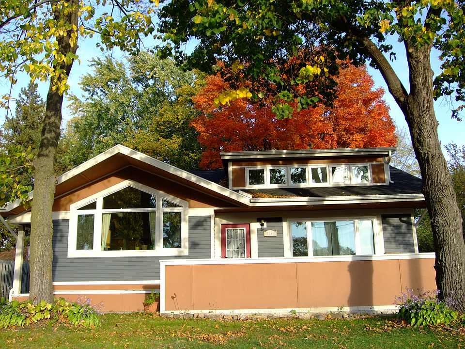 Exterior in the fall.