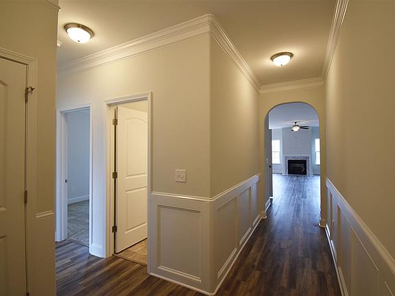 Entrance with wainscoting