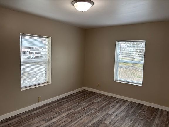 Living room - west and north facing windows