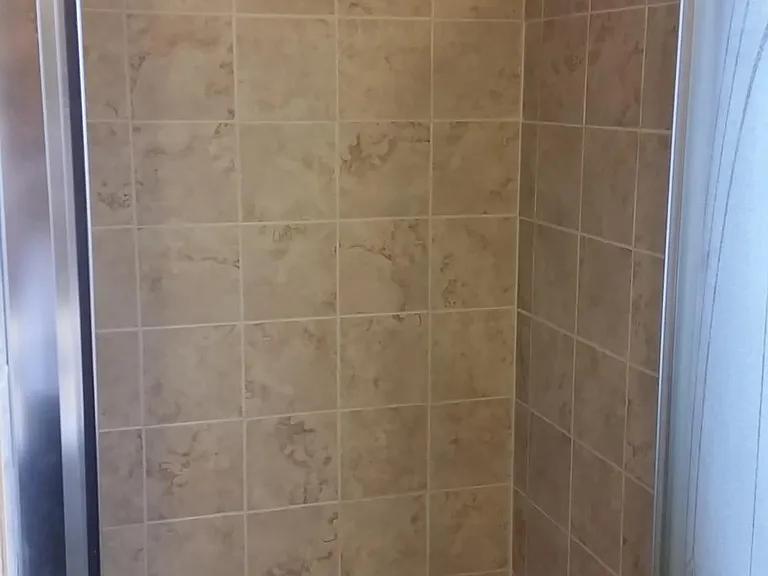 Lower bathroom shower