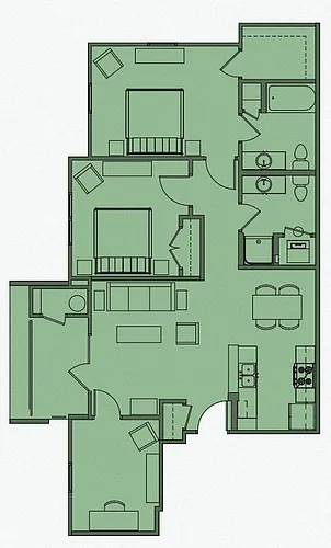 Floor plan Deluxe Double