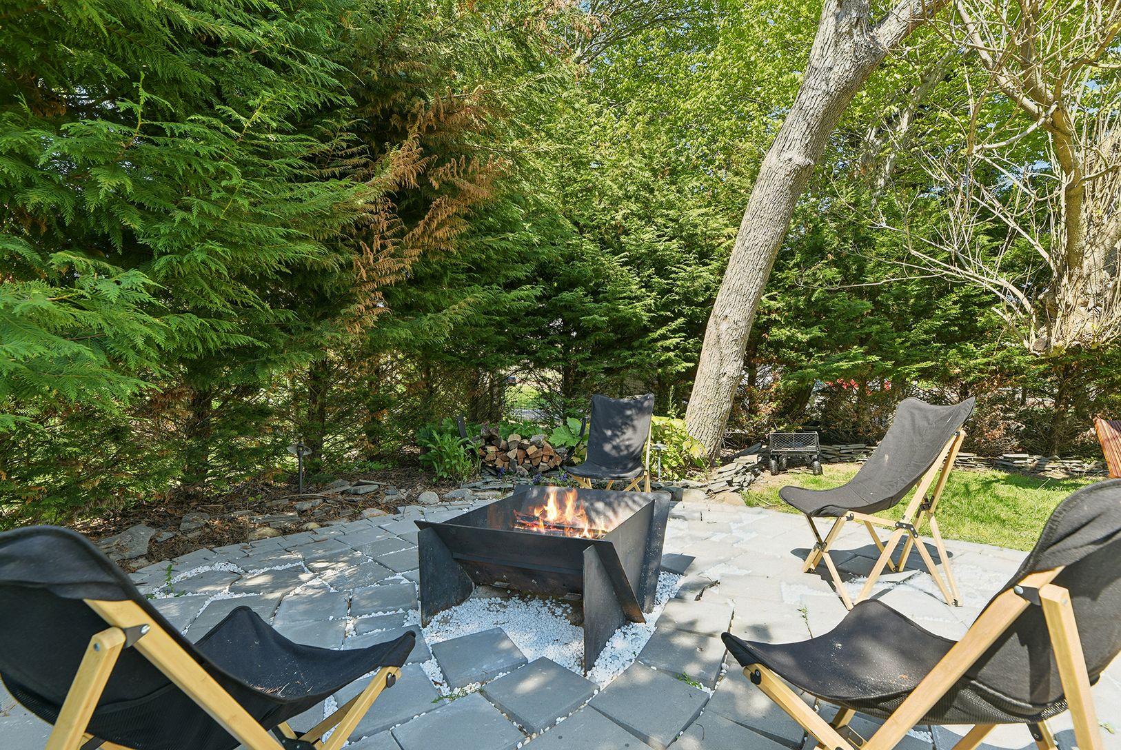 fire pit area
