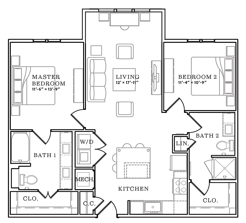 Floor plan B2a