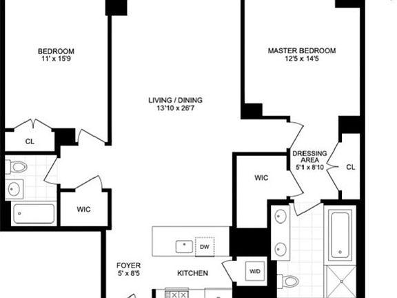 2nd image of 205 W 76th St #501