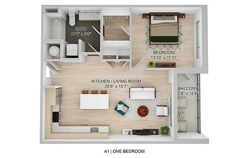 Floor plan A1B