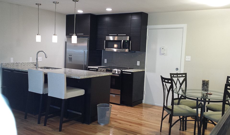 kitchen and dining
