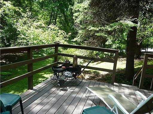 Plenty of room to relax and read a book or grill and dine.