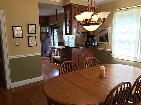 Dining room and kitchen
