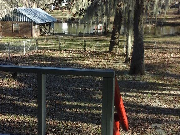 View from back porch swing