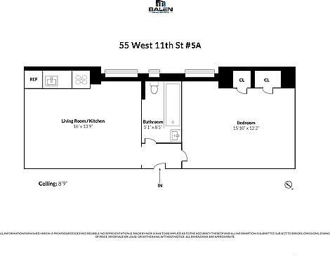 1st image of 55 W 11th St APT 5A