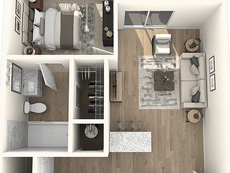 One Bedroom, One Bathroom One Bedroom, One Bathroom
