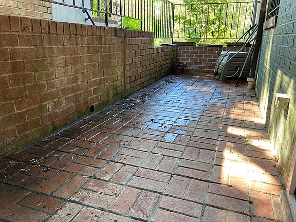 Private patio off bedroom