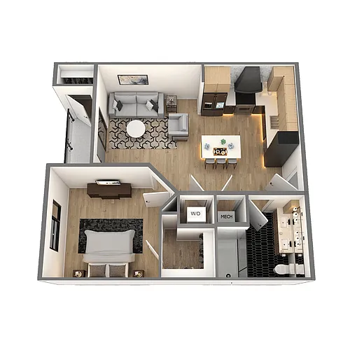 Floor plan Blockhouse (A1.1)