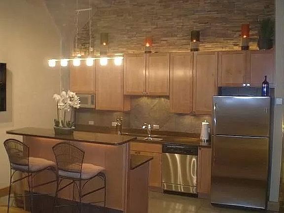 Kitchen note fridge was replace with side by side