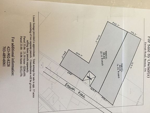 2 parcels available.

