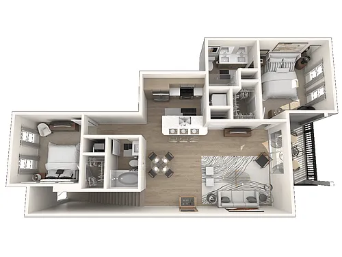 Floor plan C4 - Eccentric