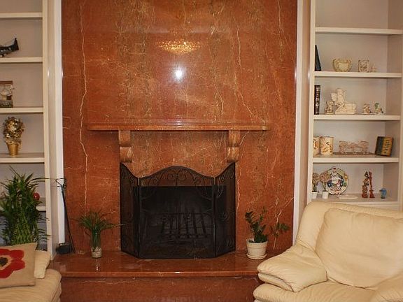 Beautiful Marble Fireplace - one of two!
