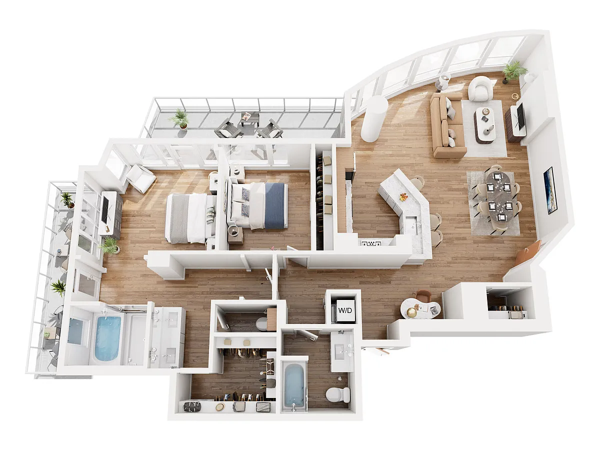 Floor plan B4-PH1