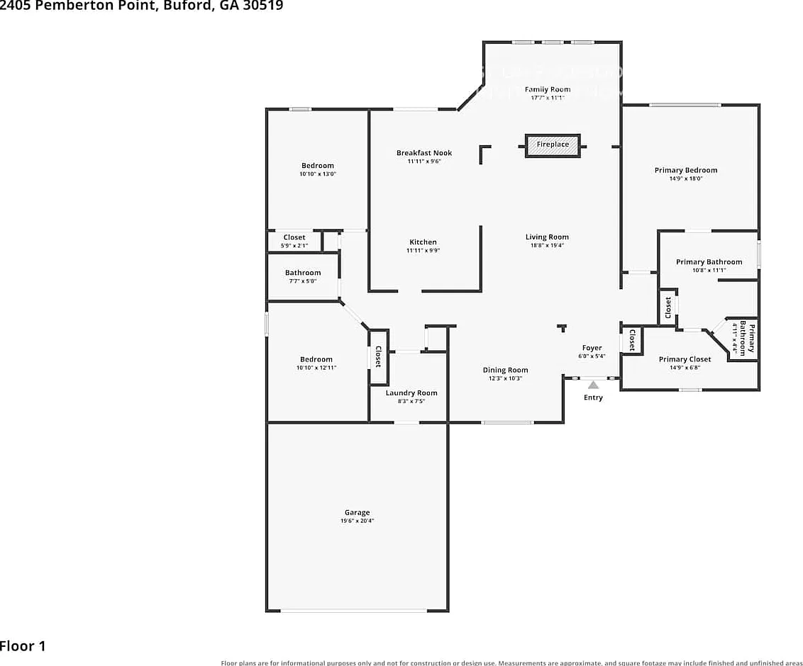 2405 Pemberton Pt Buford, GA 30519 — Photo 3