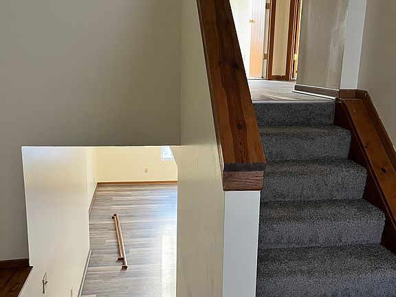 Split level with new flooring