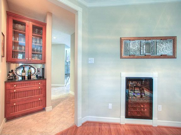 Wine refrigerator & built in hutch