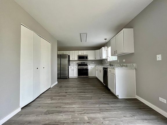 Kitchen with pantry closet