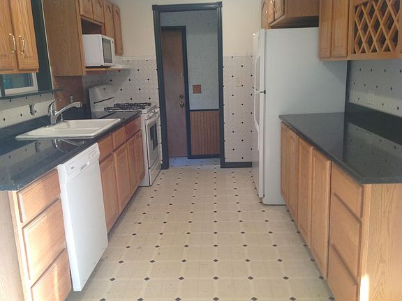 Kitchen with granite counters