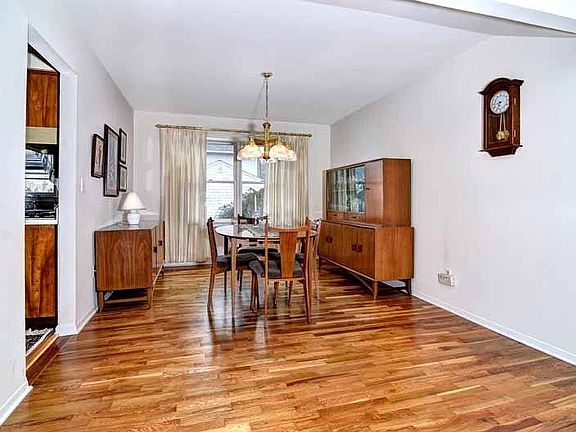 Spacious dining room