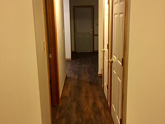 Hallway from living room to kitchen.  