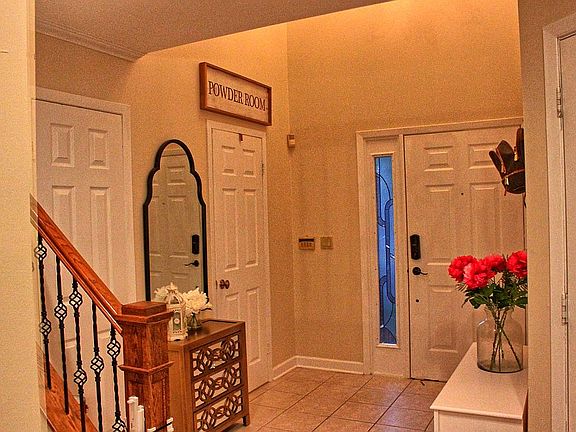 front door 2-story foyer 