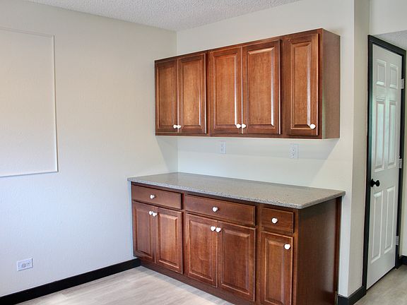Ample kitchen cabinet space
