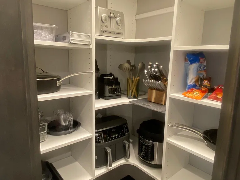 Pantry - stocker with Air Fryer, Knife Set, Crock Pot, Pressure Cooker, Toaster, Pots/Pans