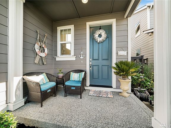 Generously sized front porch.