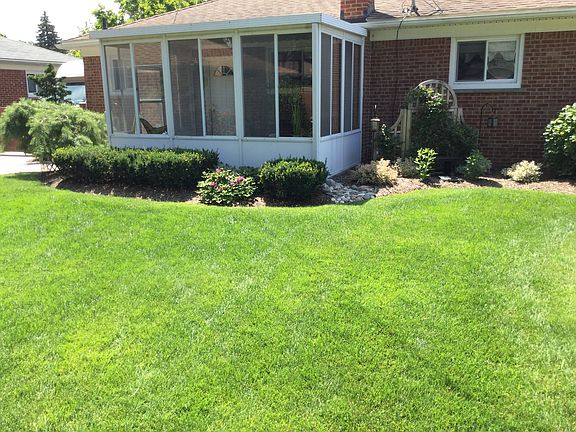 Rear of house