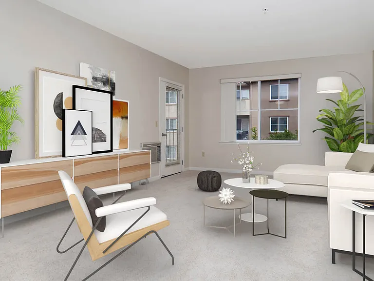 Carpeted Living Area
