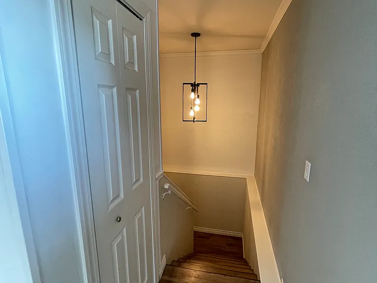 Front Closet, Stairs to Laundry