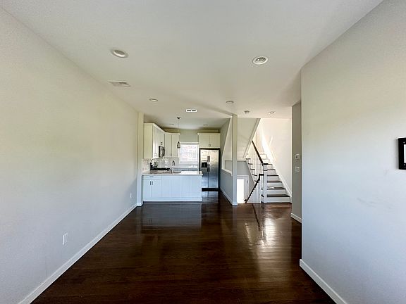 Open kitchen living dining on first floor