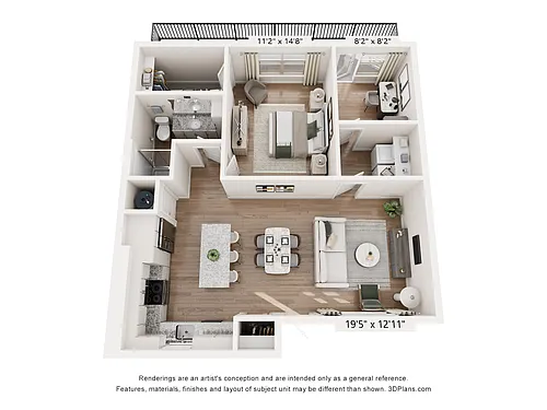 Floor plan C2 - Savoy Cottage