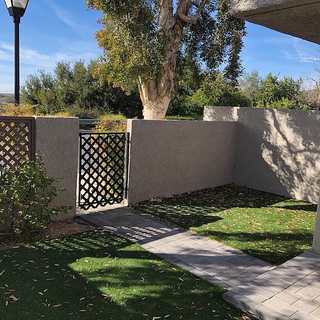 The Gated entranceway.