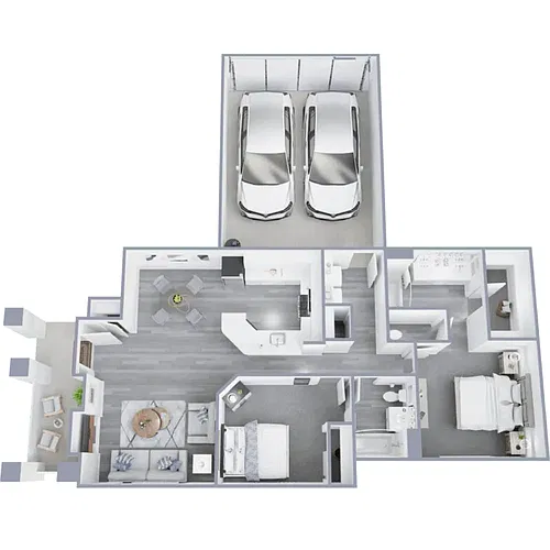 Floor plan Tuscany Flat A Renovated