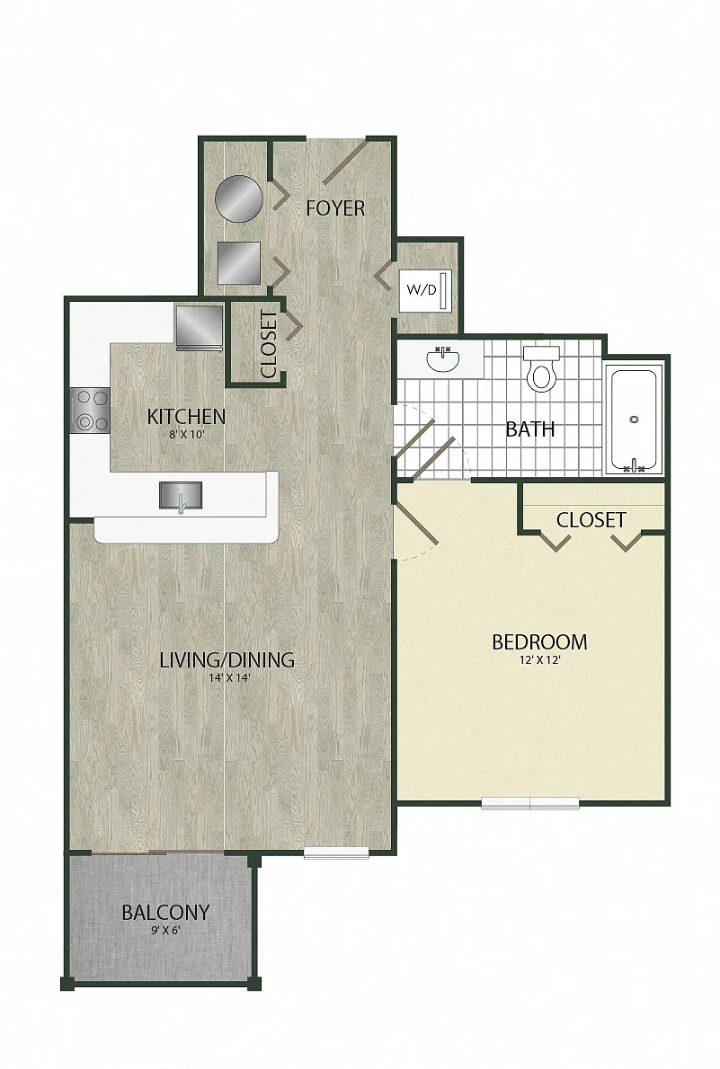 Floor plan 1C