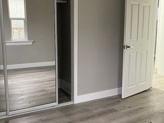 Bedroom closet view.