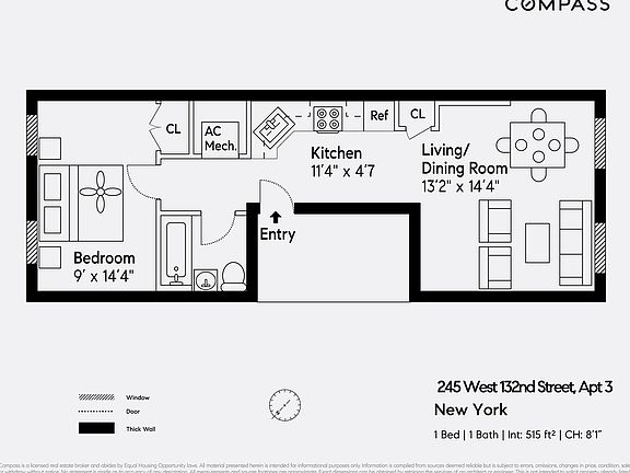 3rd image of 245 W 132nd St #3