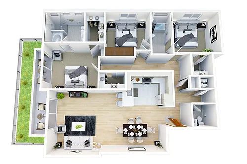 Floor plan The Wilcox