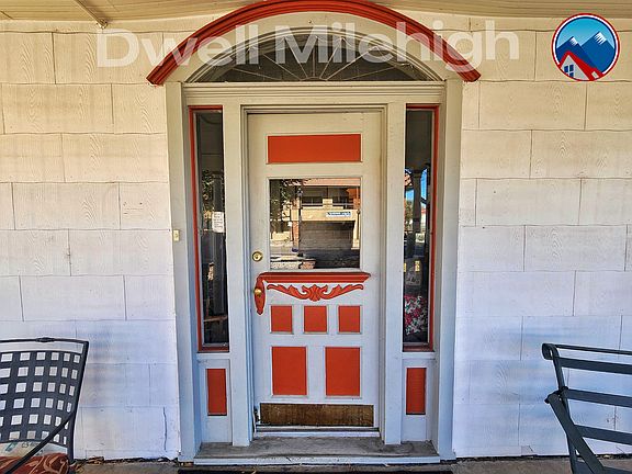 Front door to entryway