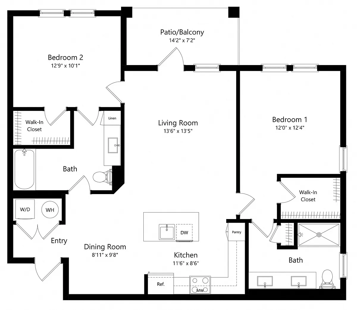 Floor plan B4