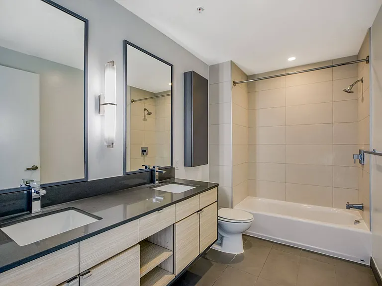 Spa inspired bathrooms with large soaking tubs