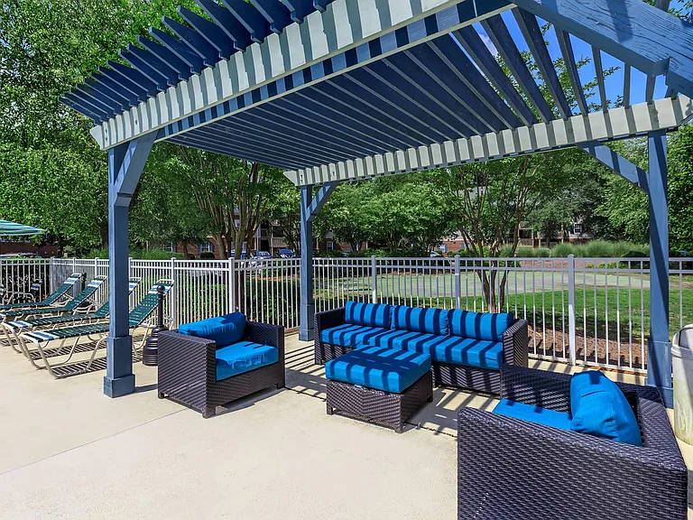 Covered Poolside Lounge Area - Sundeck
