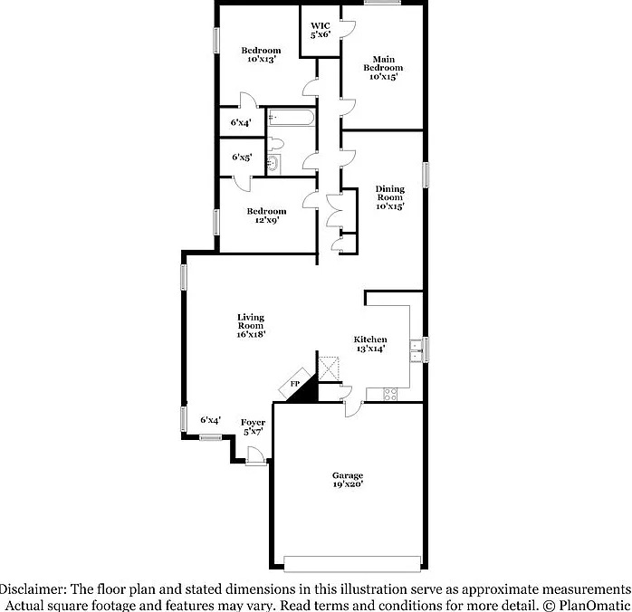 3 bed, 2.0 bath, 1499 sqft, $1,455 — Photo 2