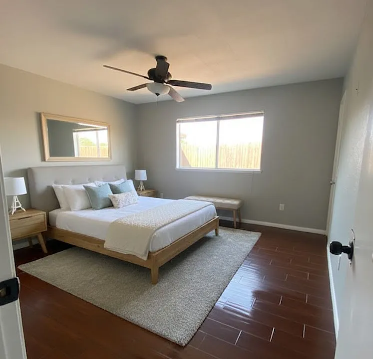 Large 1st Bedroom Space Layout Example